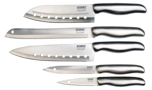 Dorre Calgary knife set 5 pieces Stainless steel