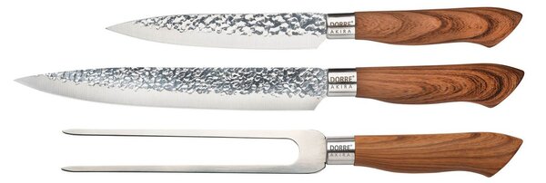 Dorre Akira carving set 3 pieces Stainless steel