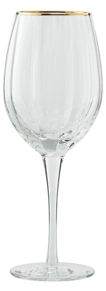 Lene Bjerre Claudine white wine glass 45.5 cl Clear-light gold