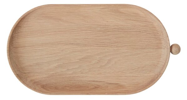 OYOY Inka wooden tray 18x34 cm Nature