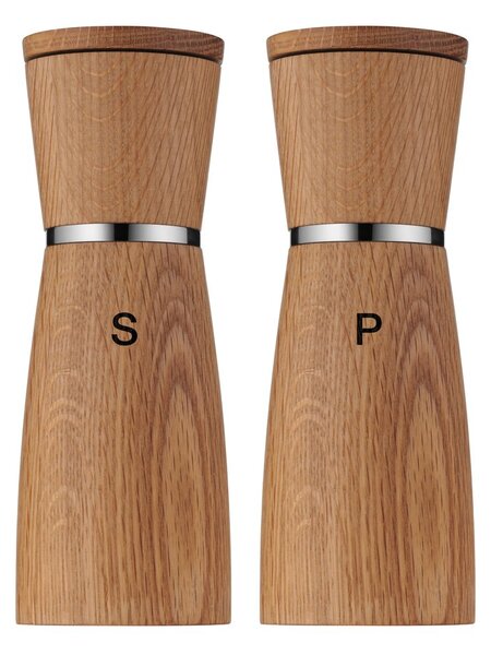 WMF Ceramill Nature salt- and pepper mill set Oak