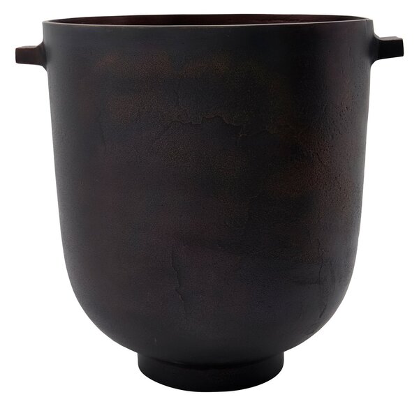 House Doctor Foem flowerpot Ø25 cm Browned brass