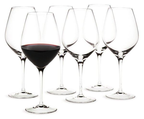 Holmegaard Cabernet red wine glass 52 cl 6 pack Clear