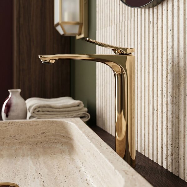 Bathroom faucet PREMIUM Rea Vision Gold High