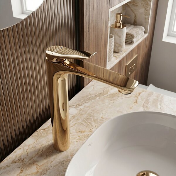 Bathroom faucet PREMIUM Rea Vision Gold High