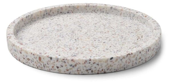 Humdakin Humdakin Terrazzo rund tray Ø20 cm White-brown