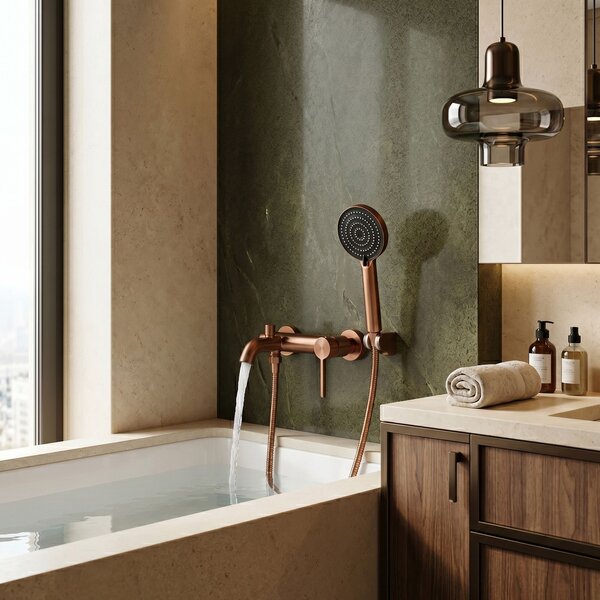 Bathroom faucet REA Foster Brush Copper