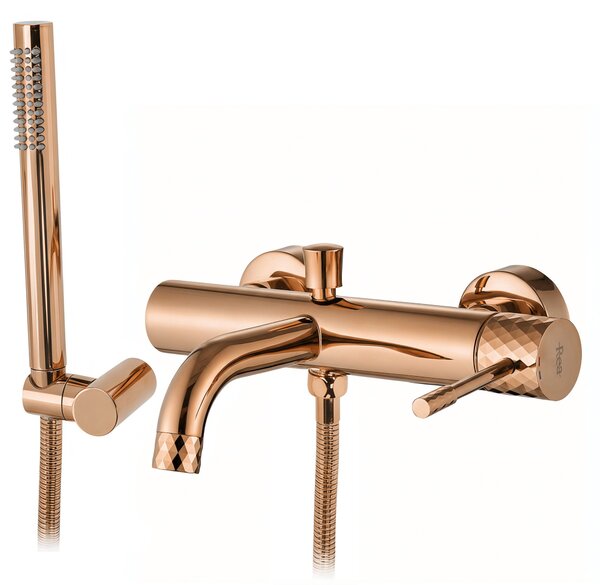 Bathroom faucet Rea Lungo Diamond Copper