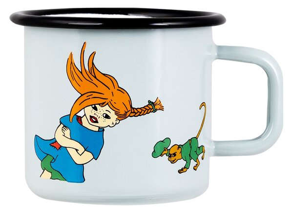 Muurla Pippi The Strongest Girl enamel mug 37 cl Multi