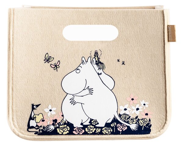 Muurla Mumin Hug storage box 26x26 cm Beige