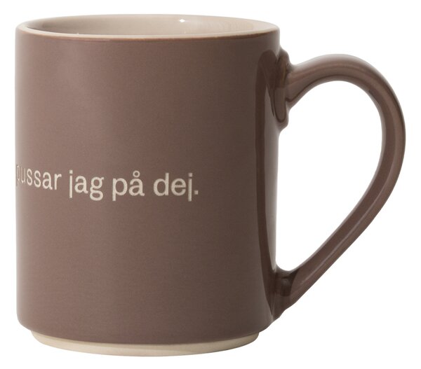 Design House Stockholm Astrid Lindgren mug. Trarallanrallanlej Svensk text