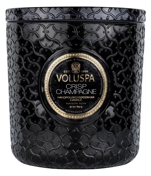 Voluspa Maison Noir Luxe scented 80 hours Crisp Champagne