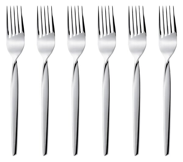 Gense Twist cake fork 6-pack Stainless steel