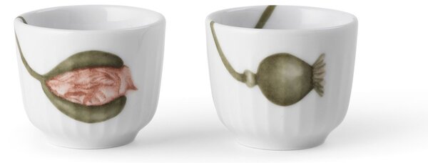 Kähler Hammershøi Poppy egg cup 2-pack White-decor