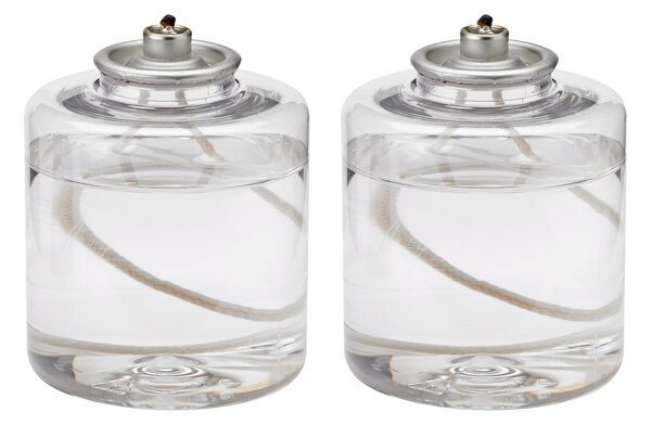 RIG-TIG RIG-TIG vegetable oil lamp 2-pack Clear