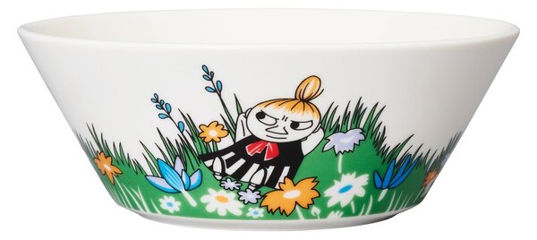 Arabia Little My and meadow Moomin bowl White-multi