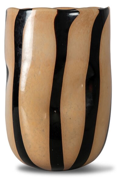 Byon Curt vase 30 cm Black-beige