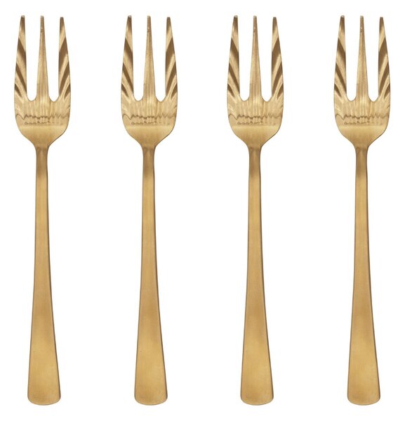 URBAN NATURE CULTURE UNC fork 4-pack Gold