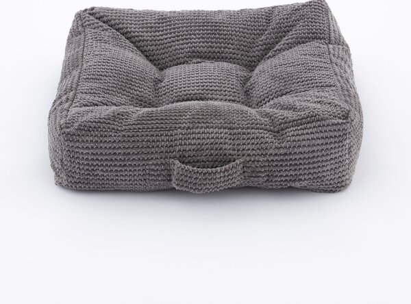 Jenson Stitched Floor Cushion Charcoal