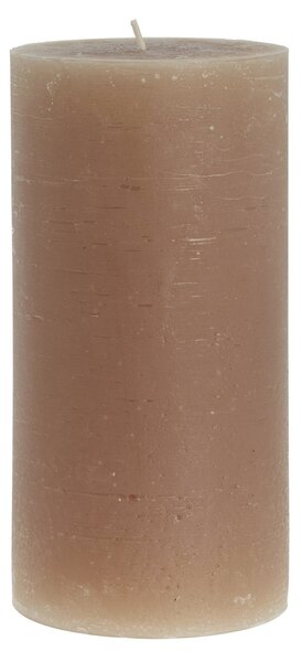 Lene Bjerre Lene Bjerre Rustic candle golden brown Ø10 cm 20 cm