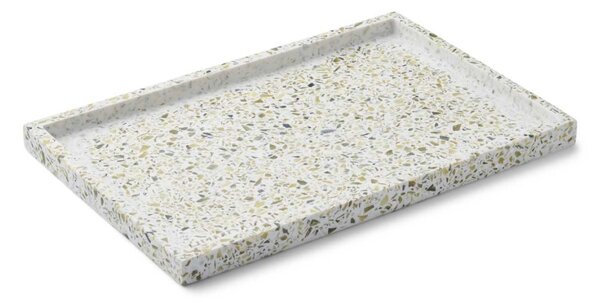 Humdakin Humdakin Terrazzo tray 30x20 cm Green-white