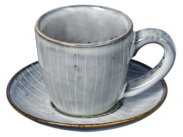 Broste Copenhagen Nordic Sea espresso cup with saucer 5 cl