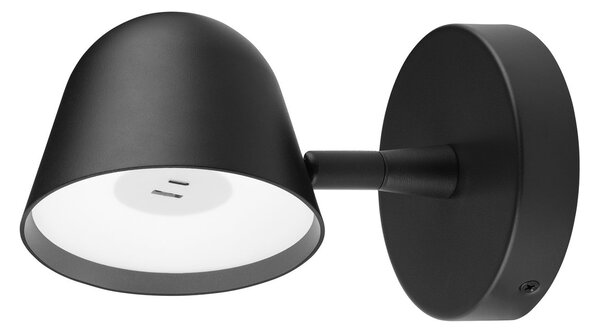 Atelje Lyktan Charge wall lamp Ø11.8 cm Black