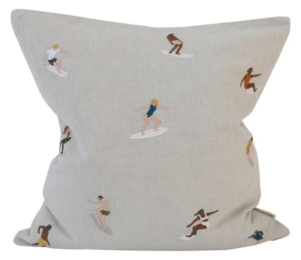 Fine Little Day Surfers pillowcase 48x48 cm Natural