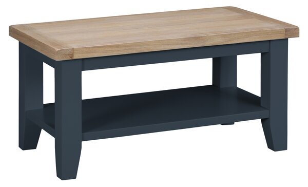 Suffolk Midnight Grey Painted Oak Small Coffee Table