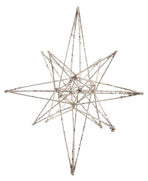 House Doctor Star Christmas decoration 21x35 cm Champagne