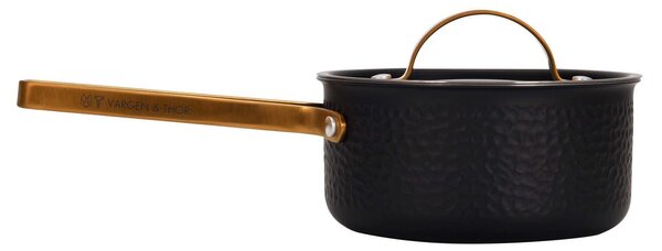 Vargen & Thor Arvet hammered black saucepan with lid Viggo. 1 L