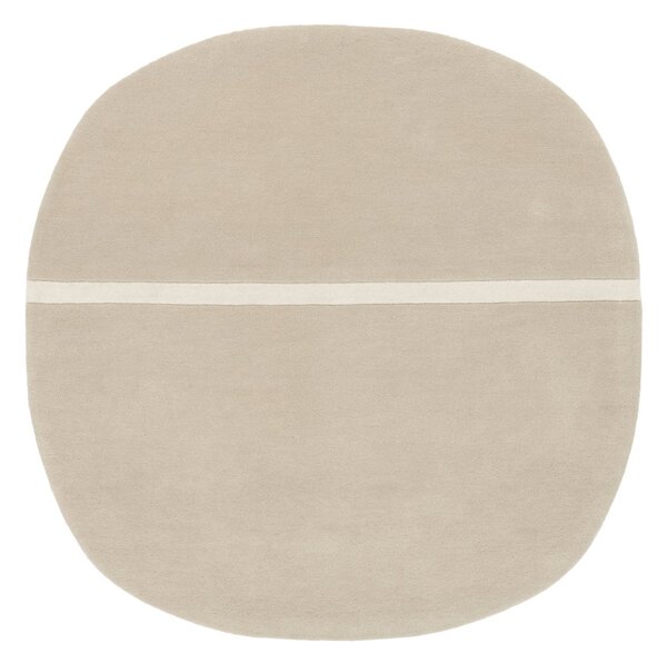 Normann Copenhagen Oona rug 140x140 cm Sand