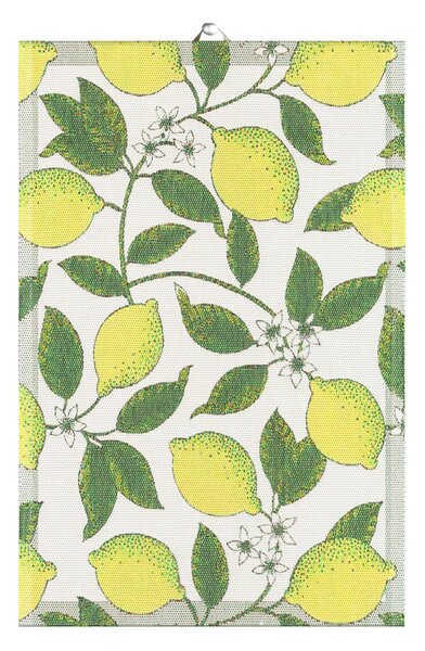 Ekelund Linneväveri Citroner kitchen towel 40x60 cm Yellow