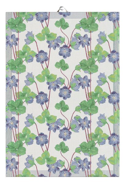 Ekelund Linneväveri Hepatica kitchen towel 35x50 cm Blue