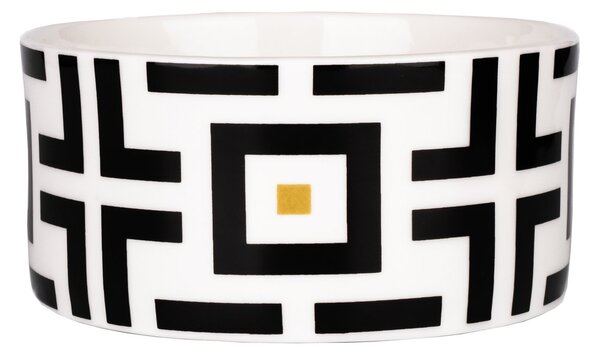 Carolina Gynning DECO bowl 50 cl White-black