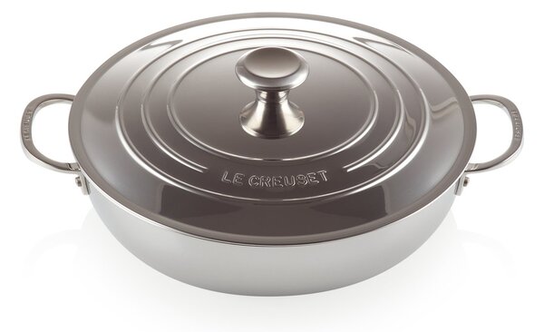 Le Creuset Signature 3-Ply low casserole with lid 4.8 l