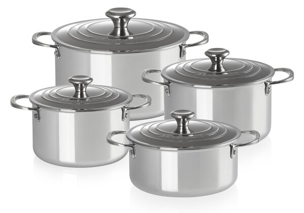 Le Creuset Signature 3-Ply pot set 4 pieces