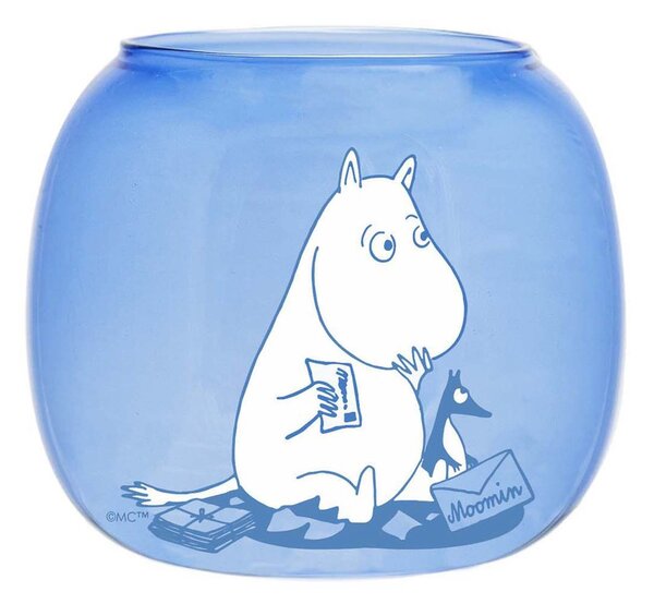 Muurla Moomin lantern/bowl Ø9 cm Blue