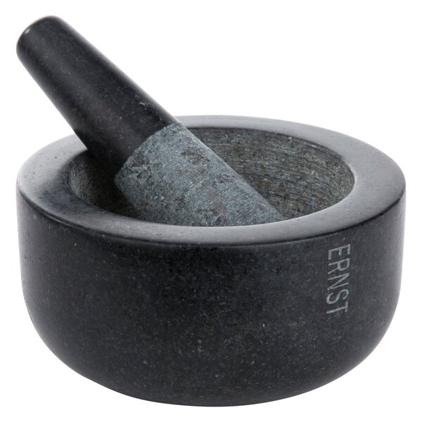 ERNST Ernst mortar black granite Large Ø14 cm