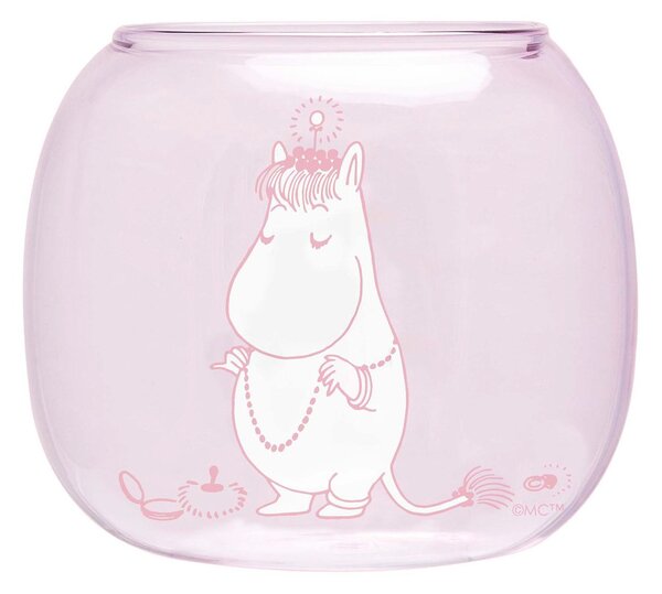 Muurla Snorkmaiden lantern/bowl Ø9 cm Pink