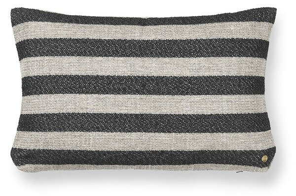 Ferm LIVING Clean cushion Louisiana 40x60 cm Sand-black