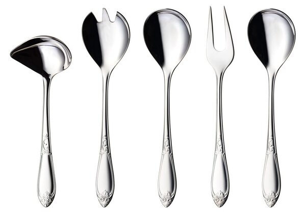 Hardanger Bestikk Nina serving set 5 pieces Stainless steel