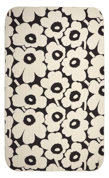 Marimekko Unikko sheet 160x260 cm charcoal, off white