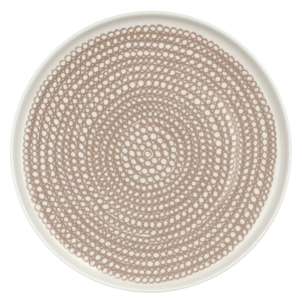 Marimekko Siirtolapuutarha plate small Ø20 cm White-clay