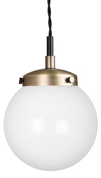 Globen Lighting Alley pendant lamp mini Antique brass/white