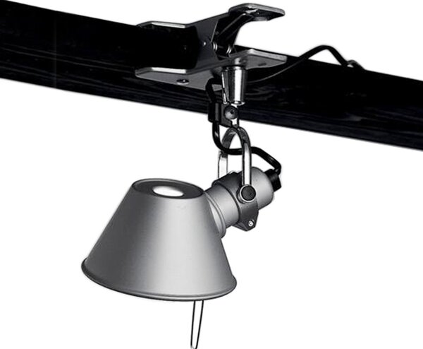 Artemide Tolomeo clip wall lamp Aluminium