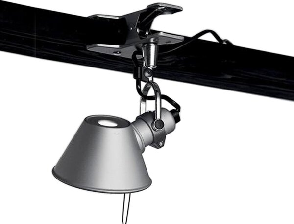 Artemide Tolomeo clip micro wall lamp Aluminium