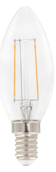 Airam Airam Filament LED-candle C35 light source Clear, dimmable e14, 3w