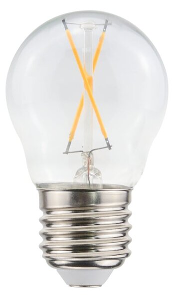 Airam Airam Filament LED-globe light source Clear, non-dimmable, 2-filament e27, 1w