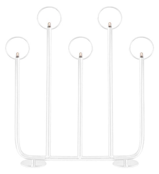 Globen Lighting Natale 5 Advent candle holder White